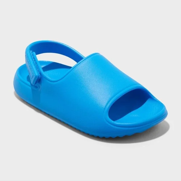 Toddler Beck Footbed Sandals - Cat & Jack™ : Adjustable Hook and Loop Strap, Open Toe Design