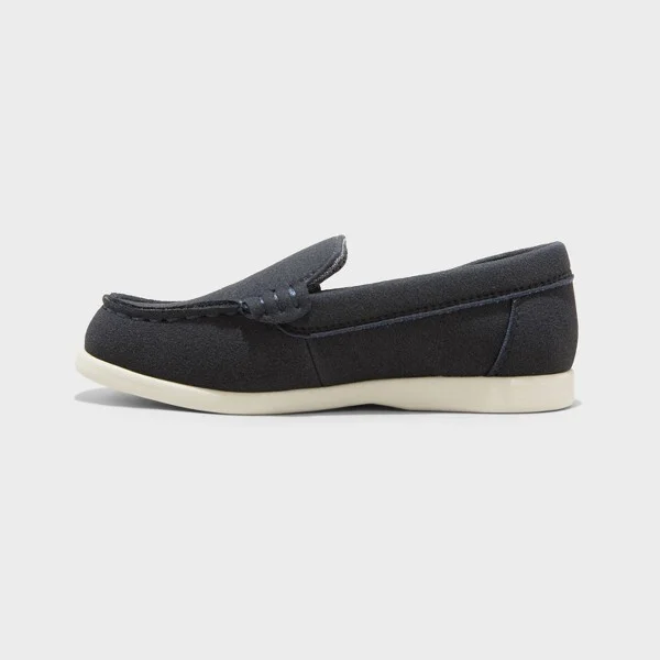 Toddler Chase Slip-On Loafers - Cat & Jack™ Navy Blue : Cushioned Insole, Flexible TPR Outsole, Pull-On Style - Image 2