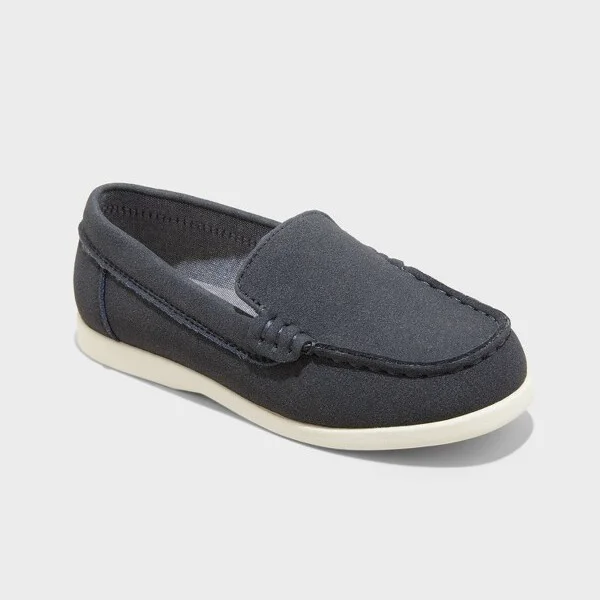 Toddler Chase Slip-On Loafers - Cat & Jack™ Navy Blue : Cushioned Insole, Flexible TPR Outsole, Pull-On Style