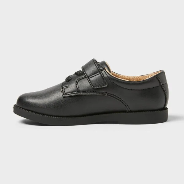 Toddler Miles Dress Shoes - Cat & Jack™ : Hook and Loop, Flexible Sole, Closed Round Toe - Image 3