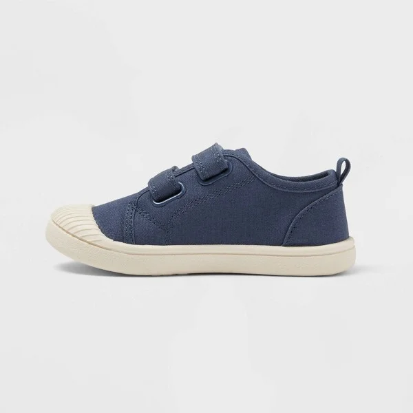 Toddler Parker Sneakers - Cat & Jack™ : Gingham Check, Hook and Loop, Canvas, Low Top - Image 3