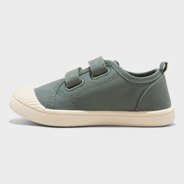 Toddler Parker Sneakers - Cat & Jack™ : Gingham Check, Hook and Loop, Canvas, Low Top - Image 5