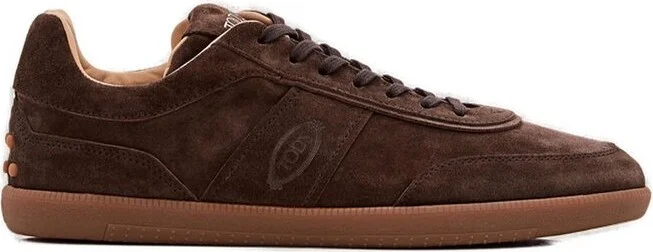 Tod's Almond-Toe Lace-Up Sneakers