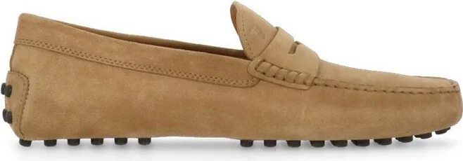 Tod'S Beige Suede Loafers