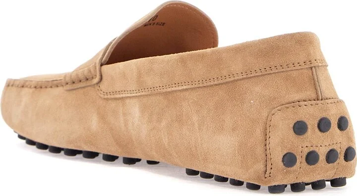 TOD'S bisquit leather moccasin with rubber sole - Image 2