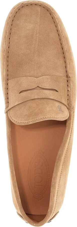 TOD'S bisquit leather moccasin with rubber sole - Image 3
