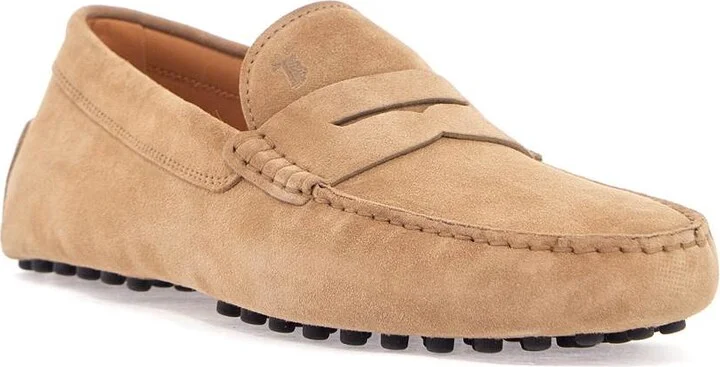 TOD'S bisquit leather moccasin with rubber sole - Image 4