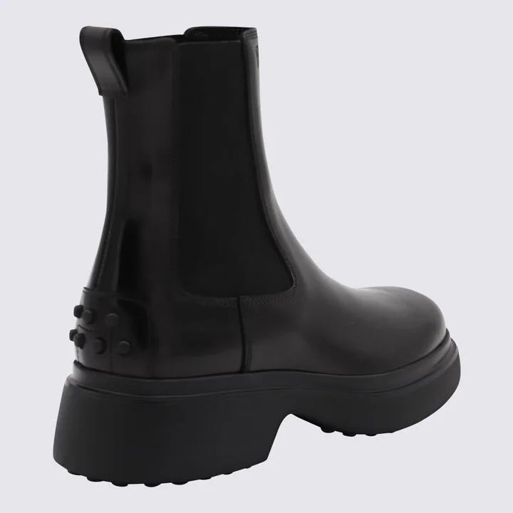Tod'S Black Leather Boots - Image 3