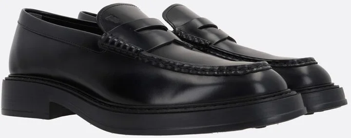 Tod'S Black Leather Loafers - Image 2
