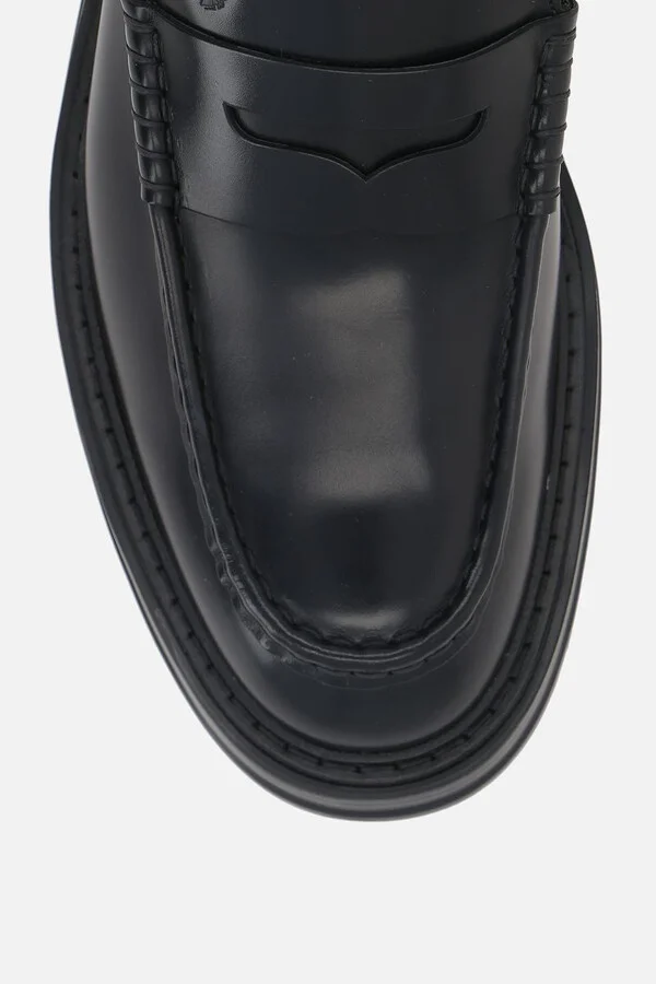 Tod'S Black Leather Loafers - Image 4