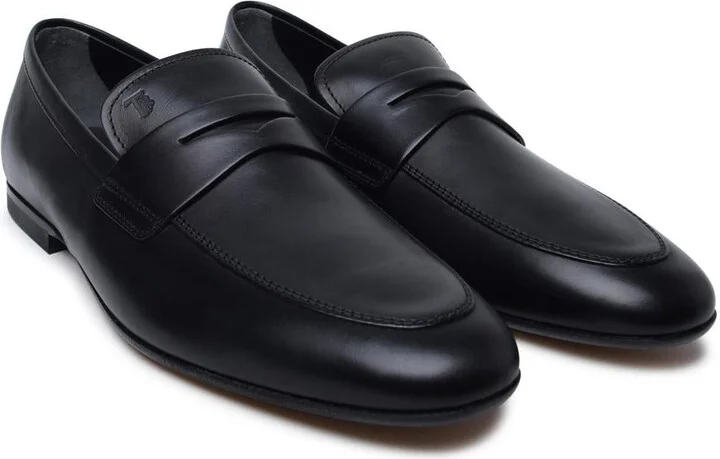 Tod'S Black Leather Loafers - Image 2