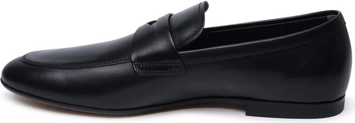 Tod'S Black Leather Loafers - Image 3