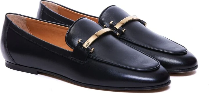 Tod'S Black Leather Loafers - Image 6