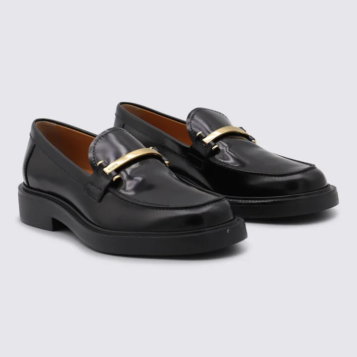 Tod'S Black Leather Loafers - Image 2