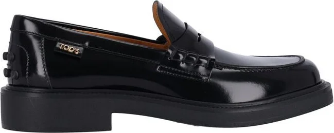 Tod'S Black Leather Loafers - Image 5