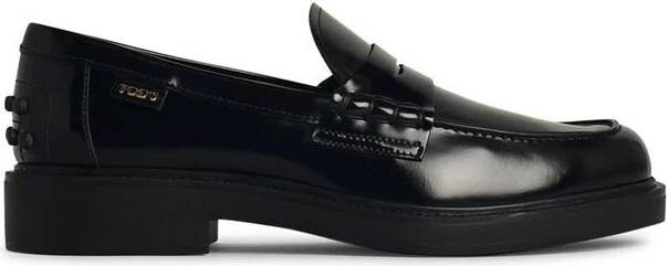 Tod'S Black Leather Loafers - Image 8