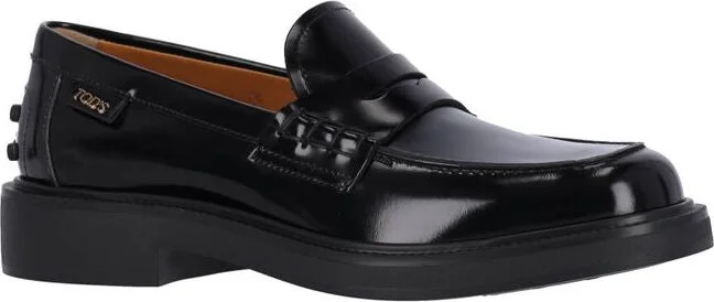 Tod'S Black Leather Loafers - Image 10