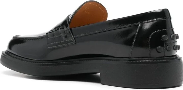 Tod'S Black Leather Loafers - Image 11