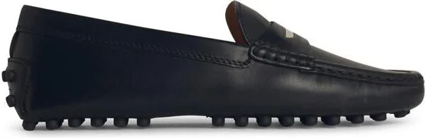 Tod'S Black Leather Loafers