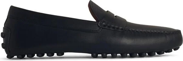 Tod'S Black Leather Loafers