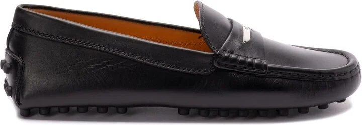 Tod'S Black Leather Loafers