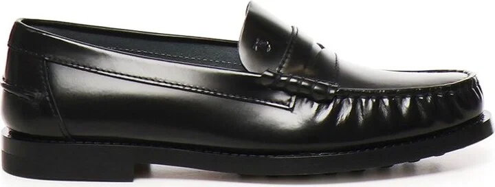 Tod'S Black Leather Loafers