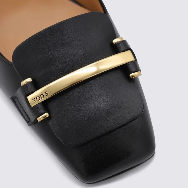Tod'S Black Leather Pumps - Image 4