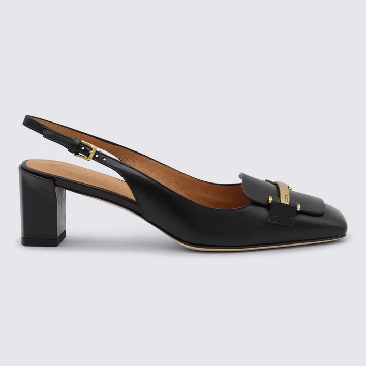 Tod'S Black Leather Pumps