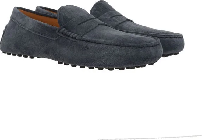 Tod'S Black Suede Loafers - Image 4