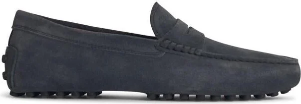 Tod'S Black Suede Loafers