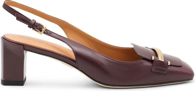 Tod's Block Heel Slingback Pumps
