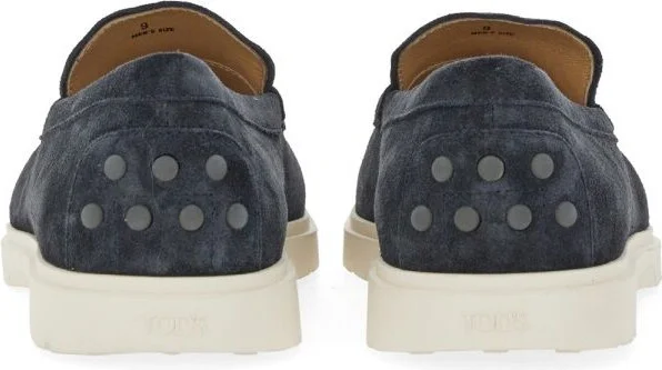 Tod'S Blue Suede Loafers - Image 3