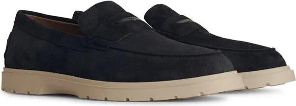 Tod'S Blue Suede Loafers - Image 2