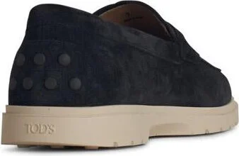 Tod'S Blue Suede Loafers - Image 3