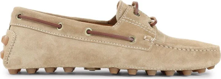 Tod'S Boat Gommino Bubble Suede Loafers Shoes