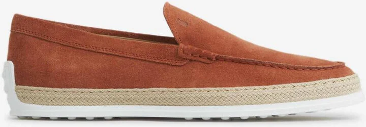 Tod'S Braided Suede Loafers