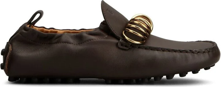 Tod'S Brown Calf Leather Mocassins