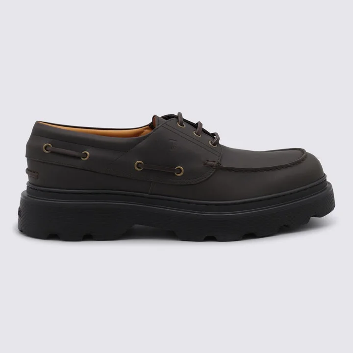 Tod'S Brown Leather Loafers