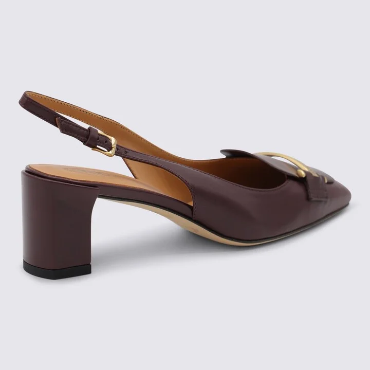 Tod'S Brown Leather Pumps - Image 3