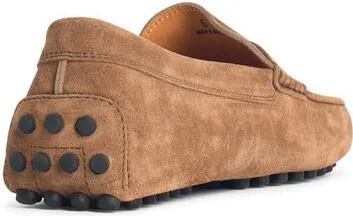 Tod'S Brown Suede Loafers - Image 3