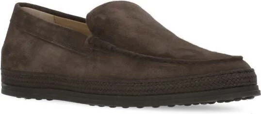 Tod'S Brown Suede Loafers - Image 2