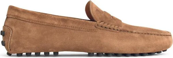 Tod'S Brown Suede Loafers