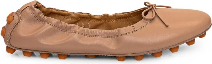 Tod'S Bubble Leather Ballet Flats - Image 2