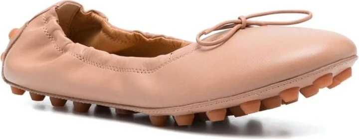 Tod'S Bubble Leather Ballet Flats - Image 4