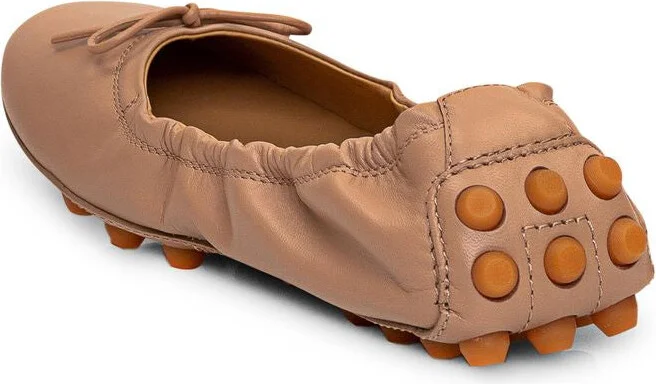 Tod'S Bubble Leather Ballet Flats - Image 8