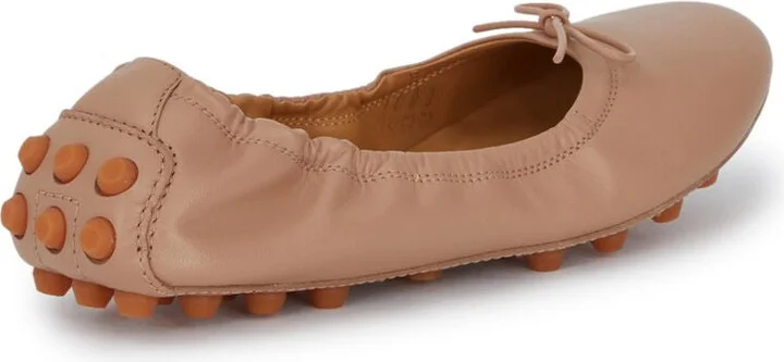 Tod'S Bubble Leather Ballet Flats - Image 11