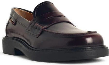 Tod'S Burgundy Leather Loafers - Image 2