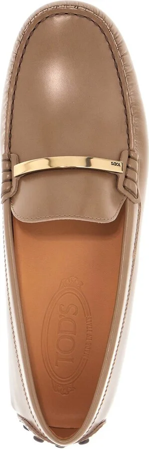 TOD'S cappuccino leather driving moccasin - Image 3