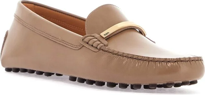 TOD'S cappuccino leather driving moccasin - Image 4