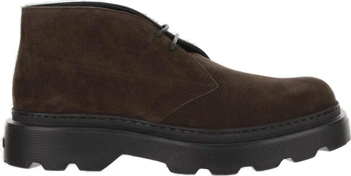 Tod's Carrarmato Lace-Up Boots